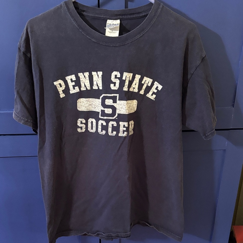 Gildan Navy Blue Penn State Soccer Tee